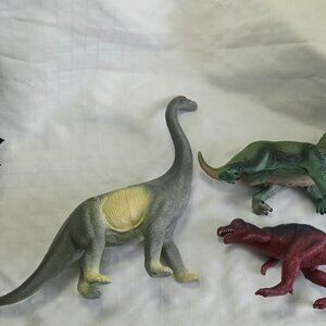 Three vintage big dinosaures  - Collectible/Dinosaur Enthusiast/Toy Figure
